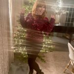 Bryce Dallas Howard Instagram - Holiday Musings: Family Edition 🥰 Featuring twinkling Christmas tree lights, silly faces with Pogee, hugs with our new nephew, foggy mornings in the woods, a watch to count the blessings of time, gingerbread cookie decorating frenzy, a Howard shuffleboard championship trophy, and sweet doggo Story smiling on her walk. Feeling full. Feeling grateful. Feeling ready for new beginnings.⁣ ⁣ Most 📸s by Theo (a.k.a. Shuffleboard Tournament Winner) and Beatrice