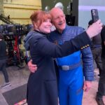 Bryce Dallas Howard Instagram - Meeting and working with @mrchristopherlloyd, @jackblack, @lizzobeeating, and the entire cast and crew of #TheMandalorian was a HIGHLIGHT, that’s for damn sure! Each season feels a little like Christmas — I’m all, “Who do I get to work with now Jon?! And what planet are we going to this time?!” It’s all a joy and a privilege. ⁣ As a director, I get to witness firsthand how much everyone pours their ALL into this series. It comes from a place of LOVE and a continued celebration of that wonderful story we adore called #StarWars. Thank you to the cast and crew. Thank you to @jonfavreau, @dave.filoni, and @rickfamuyiwa for entrusting me with an episode this season and supporting the entire team of directors — you make coming to work such a dream. ⁣ ⁣ And thank you to the fans. You have no idea how much your encouragement means. I feel profoundly grateful to work on this series and I don’t take it for granted, not for a second. ⁣ ⁣ Today’s the last day to catch up on Chapter 22 before the action-packed final two episodes directed by Rick Famuyiwa! I cannot WAIT for these next two. It’s all been building to this 😊⁣ ⁣ [ID: A peek behind the scenes of BDH’s episode of The Mandalorian, “Guns for Hire” — the sets, the collaborators, and a very special 41st birthday with Grogu]