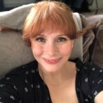 Bryce Dallas Howard Instagram - Getting ready for Halloween 🎃 I’ve been #PippiLongstocking many times, but the wires always become unmanageable… any tips? ⁣⁣ ⁣⁣ [ID: Selfies of BDH with French Braids, by Charlie Rogers, perpendicular to her head, Pippi Longstocking style]