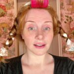 Bryce Dallas Howard Instagram - After ➡️ Before! I love these curls 😍 ⁣ ⁣ [ID: BDH shows off her new curly hair (using the Satin Heatless Curling Set by Kitsch) with transformative after and before selfies.]
