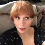 Bryce Dallas Howard Instagram - Getting ready for Halloween 🎃 I’ve been #PippiLongstocking many times, but the wires always become unmanageable… any tips? ⁣⁣ ⁣⁣ [ID: Selfies of BDH with French Braids, by Charlie Rogers, perpendicular to her head, Pippi Longstocking style]