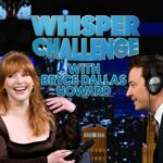 Bryce Dallas Howard Instagram - @brycedhoward and Jimmy try to read each other's lips in The Whisper Challenge! #FallonTonight The Tonight Show Starring Jimmy Fallon