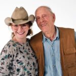 Bryce Dallas Howard Instagram - You can’t separate the pain from the pleasure” ~ Rance Howard (a.k.a. My Grandad)⁣ ⁣ When it comes to creative philosophies, I have a handful of sayings and “operating principles” that guide my process — check out my favorites in this week’s edition of “Dear Bryce” from @ninemusesentertainment. Link in bio ☝️⁣ ⁣ #NineMuses #TheMuse #BryceDallasHoward ⁣⁣⁣ ⁣⁣⁣ [ID: On the set of @vanityfair’s 2013 “Decades” short film series, BDH, wearing her grandfather’s cowboy hat, and her Grandad Rance Howard laugh and smile for a portrait after a memorable interview]