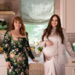Bryce Dallas Howard Instagram - There are two things I need you to know about my home: (1) this is where the magic happens 😉 and (2) the design is a love affair between every franchise I treasure and have worked in. ⁣ ⁣ I am so so grateful to the exceptionally creative @clairethomas for designing our new home and bringing her love and expertise of production design to every inch of the space — the colors, textures, prints, good vibes, everything! My family and I are living in a retro-futurist dream come true and it’s thanks to Claire and her incredible vision and team 💖💛⁣ ⁣ You can take a full @archdigest tour of this fangirl’s paradise at the link in bio 🏠⁣ ⁣ Photographer: @timhirschmann⁣ Interior Styling: @emilyvallely⁣ Interior design: @clairethomas⁣ Writer: @lauramaytodd⁣ ⁣ [ID 1: BDH lounges on her pink, cloud-like chaise from @luluandgeorgia next to her favorite vintage flamingo lamp. It’s a redhead oasis ✨]⁣ ⁣ [ID 3: BDH leans on the shoulder of @stealthgabel in their Miyazaki dining room, the @schumacher1889 forest wallpaper reminding them of “My Neighbor Totoro”]⁣ ⁣ [ID 4: BDH and glowing designer @clairethomas stand in the home’s kitchen. The morning light highlights the pinkish hue of the Antelope Canyon @fireclaytile and @portolapaints Sparks limewash wall paint]