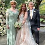 Bryce Dallas Howard Instagram - Congratulations to the newlywed couple @paigecarlylehoward & @timmyabou!! 🥰♥️ Although it took a whole pandemic to reach this special moment, I can’t imagine a more perfect day celebrating you two. Tim, I am filled with gratitude and joy to call you my brother!!⁣ ⁣ @kateydenno & @lemondynyc, you made my already gorgeous sister shine like the supernatural beauty that she is. @heracouture, the bride’s dress design was a dream come true — when Paige walked down the aisle, we literally gasped. And last but not least, let’s give a round of applause for our incredible officiant @realronhoward 😉 ⁣ ⁣ What a truly magical day ✨