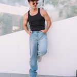 Bryce Hall Instagram - I watched Top Gun & this mustache grew on my face