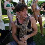 Bryce Hall Instagram - meet the new member to my family ( he’s pinching my nip in the first pic ) Los Angeles, California