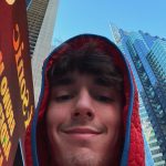 Bryce Hall Instagram – selfies in nyc 
( im such a fookin tourist ) Times Square 42nd Street
