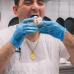 Buddy Valastro Instagram - A moist cake, buttery big crumbs, and a dash of love – that’s the secret recipe for the perfect Crumb Cake @carlosbakery 👨‍🍳 #carlosbakery #cakeboss #crumbcake #hobokenstyle
