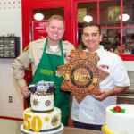 Buddy Valastro Instagram - You know I love #Vegas and this morning I was able to celebrate both the new sheriff in town AND the 50th Anniversary of @LVMPD. Big thanks to them for the beautiful plaque! #carlosbakery #cakeboss #LVMPD #SheriffMcMahill #LVMPD50 #Vegas #LasVegas #ServeandProtect