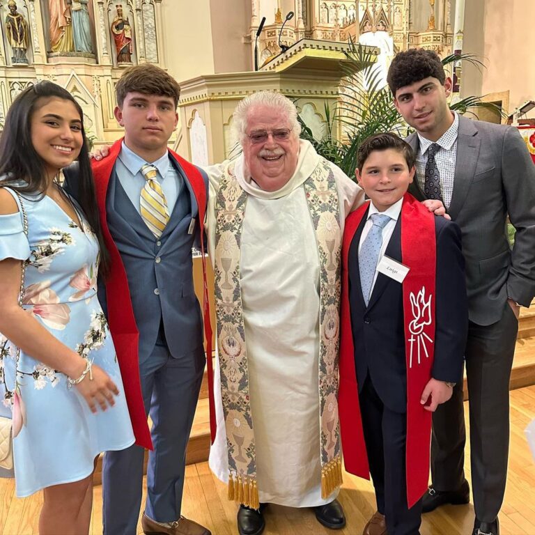 Buddy Valastro Instagram - Congratulations Marco and Carlo on your confirmation! May your faith continue to grow and guide you throughout your life we love you so much! ✝️🕊️#confirmation #congratulations