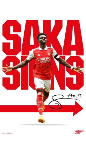 Bukayo Saka Instagram - From Hale End to first team. Arsenal through and through.

It’s time for the next chapter.

Bukayo Saka: Gunner ❤️