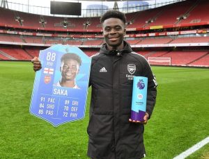 Bukayo Saka Instagram - Happy to have won the Premier League Player of the Month award. Even though I’m the one receiving it, I couldn't have done it without all the hard work from my teammates and everybody at the club. Thank you again and let's keep going 🏆