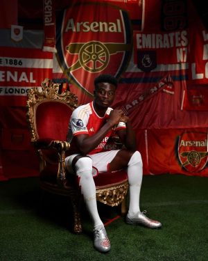 Bukayo Saka Instagram - Season6️⃣ Let's Go! 🔴 #GodsPlan 🙏🏿