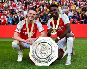 Bukayo Saka Instagram - Community Shield Champions 🏆