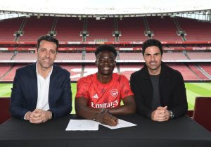 Bukayo Saka Instagram - It's an honour for me to sign a new deal with my boyhood club. From Hale End to the Emirates, we've had some great memories so far and there's so much more we are going to achieve. Excited to start this new chapter with you all, and together, let's make history! Thank you ❤️ #GodsChild