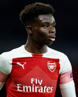 Bukayo Saka Instagram - 150 starts for my club! It's been an honour to wear this shirt from the first time I walked out at the Emirates 🔴