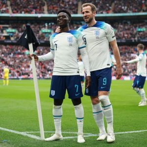 Bukayo Saka Instagram - Thank you Wembley ! 😁⚽️🏴󠁧󠁢󠁥󠁮󠁧󠁿