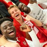 Bukayo Saka Instagram – 3 Points, 3 Smiles 😁
Keep Believing! 🔴