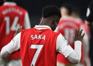 Bukayo Saka Instagram - #GodsChild😇