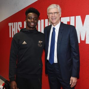 Bukayo Saka Instagram - And finally we meet ! 👑❤️