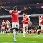 Bukayo Saka Instagram - 6️⃣ in a row! Big performances all around. Time to rest and recover so we can go again. We want more! 🔴⚪️ Emirates Stadium