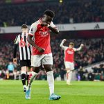 Bukayo Saka Instagram - 6️⃣ in a row! Big performances all around. Time to rest and recover so we can go again. We want more! 🔴⚪️ Emirates Stadium