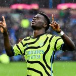 Bukayo Saka Instagram - 5 stars from the boys today! We enjoyed that one, hope you did too Gooners! 🧏🏿😝 #GodsChild Turf Moor Football Stadium