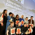Álvaro Morte Instagram - El pasado viernes tuve el honor de compartir el Premio Rayo Verde que otorgan @greenpeace_esp y @academiadecine con un puñado de compañeros impresionantes a los que admiro profundamente, no solo por su calidad artística, también por su compromiso con el medio ambiente. Elena Anaya @carlosbardemoficial y todos los demás, sois un ejemplo. Gracias a todos, sois inspiradores. 💚