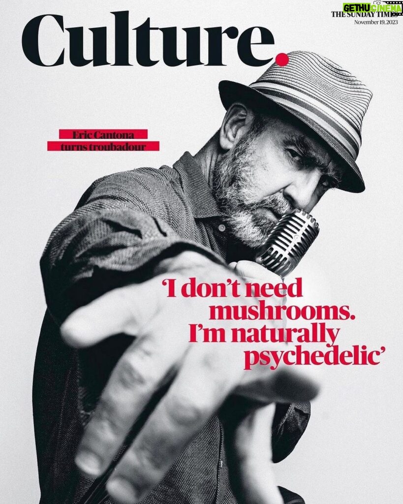 Éric Cantona Instagram - The cover of @thetimes Culture. 📸 @charlieclift