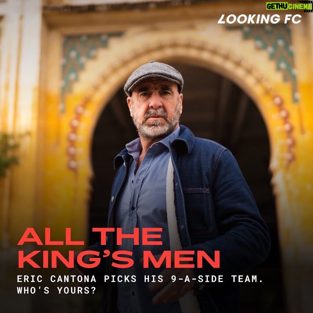 Éric Cantona Instagram - "I'm not about who is best. I love personalities with a lot of charisma. If he's good, of course. If he's bad, that's another story. You have a lot of people who have charisma but who are very bad players." The King has chosen his men. Who would you choose? Let us know in the comments. #LookingFC #FootballLivesHere The World