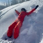 Camila Sodi Instagram – Aspen in my Spritz 🍹Freedom Suit by @halfdays ❤️ Aspen, Colorado