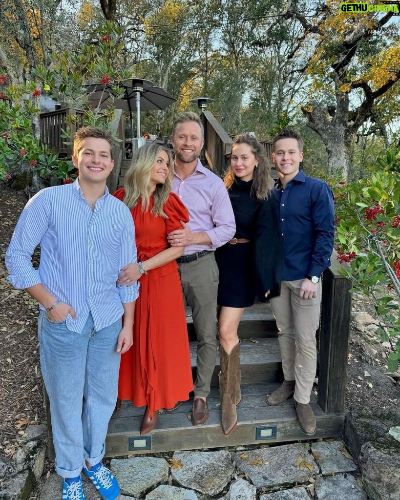 Candace Cameron-Bure Instagram - A very Bure Thanksgiving with all my babies in one place!!! Beyond grateful for this family the Lord has blessed me with, and for 80 wonderful years of my Dad…the one that keeps us all laughing 🎂🧡