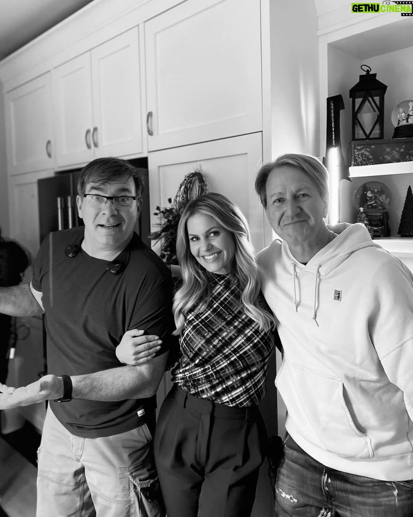 Candace Cameron-Bure Instagram - From my camera roll 🎞️ — behind the scenes of ‘My Christmas Hero’ #greatamericanfamily