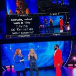 Candace Cameron-Bure Instagram - 🚨 Spoiler Alert 🚨‼️ TA-DA ✨💫 I was one of the “surprise celebrities” last night on “We Are Family” on @foxtv. I sang (or tried to keep up with) my super talented cousin @kenzie_mae ! She was phenomenal and this was such a fun experience 🎶 Did you catch the show?! Did you guess right? Shout out to @tarasimonstudios for giving me a quick lesson and guidance on how to sing 🙈!!!!!