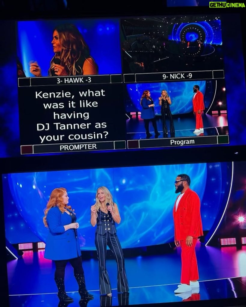 Candace Cameron-Bure Instagram - 🚨 Spoiler Alert 🚨‼ TA-DA ✨💫 I was one of the “surprise celebrities” last night on “We Are Family” on @foxtv. I sang (or tried to keep up with) my super talented cousin @kenzie_mae ! She was phenomenal and this was such a fun experience 🎶 Did you catch the show?! Did you guess right? Shout out to @tarasimonstudios for giving me a quick lesson and guidance on how to sing 🙈!!!!!