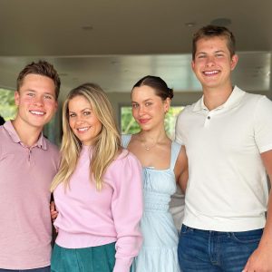 Candace Cameron Bure Instagram - There’s nothing more important to me than being wife to Val and mama to my children. They always make me feel special, however today was tops. Church and brunch at home made with love by all of them and sweet flowers and gifts. Eggs cooked in bacon grease- you had me at first bite 😍🥰🤤