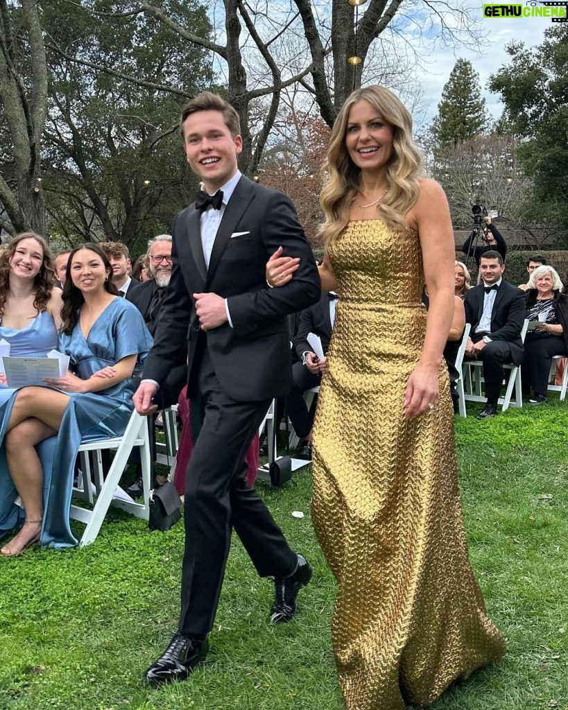 Candace Cameron-Bure Instagram - I present to you, Mr. and Mrs. Lev Bure 💍 ♥. Words cannot express the joy we have felt this weekend celebrating the marriage of our son and his bride Elliott. We gained a beautiful daughter and a wonderful family to do life with. I have an overwhelming sense of love, joy, peace and contentment thanks to God’s blessing of family and friendship. My heart is so full ♥♥♥. I’m grateful for our generational blessing of long lasting Christ-centered marriages; to have a legacy of great-grandparents and grandparents who have shown us the way. And now, being the example for our children and their children to come 🙏🏻. If this isn’t a blessing, I don’t know what is 🥺♥🙌🏼. What a celebration it was!! The Holy Spirit was present, the gospel was preached and love filled the air. Covenant vows were made and hearts watching were reminded of theirs long ago ♥♥. We talked, we ate, speeches were given, toasts were made, we laughed, we danced, we celebrated 🥂 ! What a glorious day!!!! This mama is over the moon HAPPY!!!! Congratulations to Lev and Elliott Bure!!!!!! 💒💍❤🥂 📸 @michaelderjabinphoto