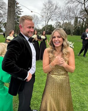 Candace Cameron Bure Instagram - I present to you, Mr. and Mrs. Lev Bure 💍 ♥️. Words cannot express the joy we have felt this weekend celebrating the marriage of our son and his bride Elliott. We gained a beautiful daughter and a wonderful family to do life with. I have an overwhelming sense of love, joy, peace and contentment thanks to God’s blessing of family and friendship. My heart is so full ♥️♥️♥️.

I’m grateful for our generational blessing of long lasting Christ-centered marriages; to have a legacy of great-grandparents and grandparents who have shown us the way. And now, being the example for our children and their children to come 🙏🏻. If this isn’t a blessing, I don’t know what is 🥺♥️🙌🏼. 
What a celebration it was!! The Holy Spirit was present, the gospel was preached and love filled the air. Covenant vows were made and hearts watching were reminded of theirs long ago ♥️♥️. 
We talked, we ate, speeches were given, toasts were made, we laughed, we danced, we celebrated 🥂 ! 
What a glorious day!!!! This mama is over the moon HAPPY!!!! Congratulations to Lev and Elliott Bure!!!!!! 💒💍❤️🥂

📸 @michaelderjabinphoto