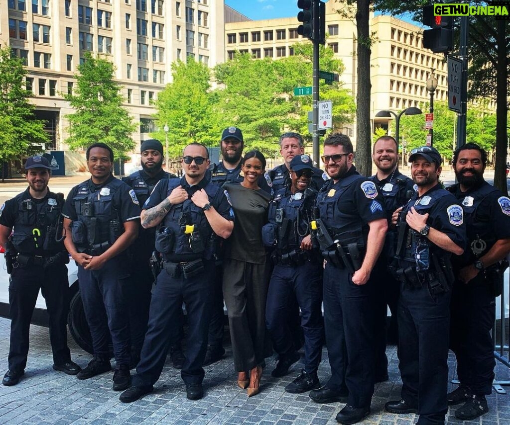 Candace Owens Instagram - The highlight of my day today. To my men and women in blue: America loves you. Your badges are honorable—and for as long as God continues to bless me with a platform, I will continue to use my voice to lend support to you all. Thank you for risking your lives, every single day. #BackTheBlue