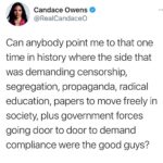 Candace Owens Instagram - Special shout out today to @ericclapton for being among the first musical artists to take a stand to tyranny by declaring that he will NOT perform at any venue that is demanding segregated sections for the “unvaccinated”, which is a neo-nazi term for those they view as diseased. This is psychology of cruelty. The Jews were called rats. The Tutsis were called cockroaches. The Trump supporters are called maggots (“MAGAts”) and now, people who simply want to live their lives freely are being slowly dehumanized as the diseased. We are in the midst of seeing how free societies can be converted into tyrannical regimes. It takes courage to be among the first to say that you will not take part in government tyranny. Eric, the present day neo-nazis will not be kind to you, but history will. No free individual should need papers to move. No free child should be masked against his/her will. No free society would allow ANY form of segregation. No free person would remain silent while millions are being targeted and oppressed. #liberté #soscuba #novaccinepassports #freethewest