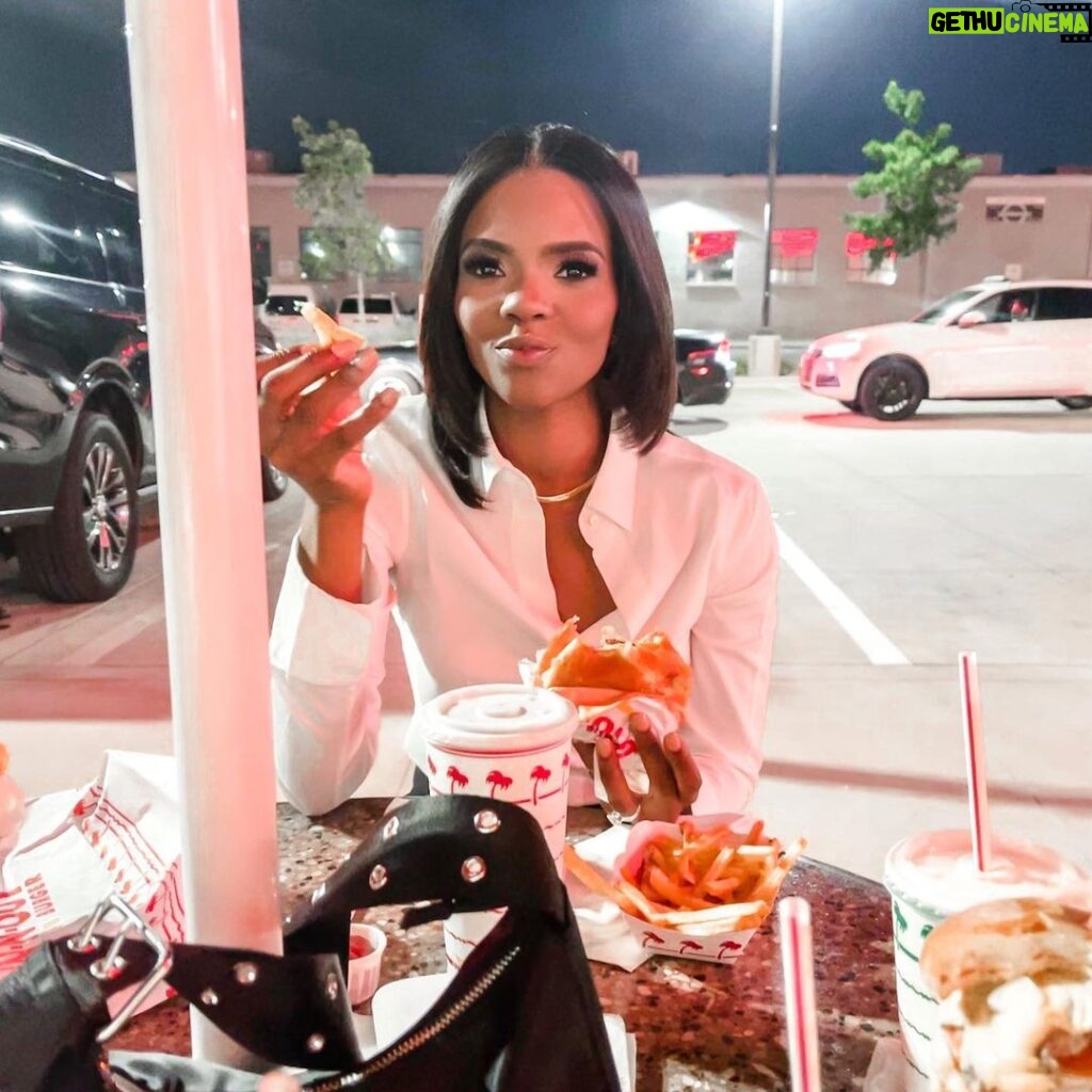 Candace Owens Instagram - In N Out of Dallas for CPAC. 🇺🇸