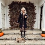 Candice King Instagram – T.G.I.F (thank god it’s fall) ☕️ 🌙 Bloomsbury Farm