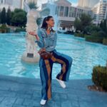 Carolina Miranda Instagram - I LOVE BLUE VIBES!!! 🌈💎🦋🌎💙 Las Vegas, Nevada
