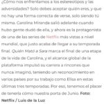 Carolina Miranda Instagram - Un mensaje para todos ustedes ❤️✨🌎 gracias por la portada y el espacio @mujerde10 NUNCA SE RINDAN Y CONFÍEN !!! Los amo 💋🤍