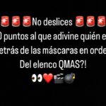 Carolina Miranda Instagram - 💣🔥100 puntos al que adivine quién está detrás de las máscaras del elenco QMAS?! 🔥💣 😂😂😂 LOS AMO !!!! ❤️ a todos gracias por tanto amor y cariño para este proyecto ❤️