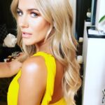 Caroline Flack Instagram - Day 1 shoot ... hair and make up @gemflossi Camps Bay, Western Cape, South Africa