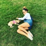 Caroline Flack Instagram - We got you when you were so small. And we carried you all the way home in a blanket. When I took you for your first walk it was like walking a slug.....you will forever think that ANY rug is a pee pad... and you run at all children in the street because you think they are your mates because they are the same size as you. You stare at me when I’m in the bath and bark at me until I finsh my dinner... you will follow me around like my shadow and you HATE anyone washing you , ..you do more poos than anyone or anything and you snore louder than a giant ... . but ... you kiss my face if I cry and you sit by my side if someone is horrible to me.... ...you’re not like other dogs and I’m not just saying that because you are mine... other dogs don’t kiss EVERYONE they meet.. you do....happy 1st birthday Ruby xx
