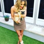 Caroline Flack Instagram - We got you when you were so small. And we carried you all the way home in a blanket. When I took you for your first walk it was like walking a slug.....you will forever think that ANY rug is a pee pad... and you run at all children in the street because you think they are your mates because they are the same size as you. You stare at me when I’m in the bath and bark at me until I finsh my dinner... you will follow me around like my shadow and you HATE anyone washing you , ..you do more poos than anyone or anything and you snore louder than a giant ... . but ... you kiss my face if I cry and you sit by my side if someone is horrible to me.... ...you’re not like other dogs and I’m not just saying that because you are mine... other dogs don’t kiss EVERYONE they meet.. you do....happy 1st birthday Ruby xx