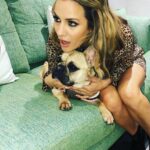 Caroline Flack Instagram - We got you when you were so small. And we carried you all the way home in a blanket. When I took you for your first walk it was like walking a slug.....you will forever think that ANY rug is a pee pad... and you run at all children in the street because you think they are your mates because they are the same size as you. You stare at me when I’m in the bath and bark at me until I finsh my dinner... you will follow me around like my shadow and you HATE anyone washing you , ..you do more poos than anyone or anything and you snore louder than a giant ... . but ... you kiss my face if I cry and you sit by my side if someone is horrible to me.... ...you’re not like other dogs and I’m not just saying that because you are mine... other dogs don’t kiss EVERYONE they meet.. you do....happy 1st birthday Ruby xx